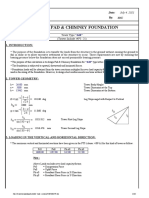 Design of Pad & Chimney Foundation