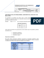 Jerarquía de Los Operadores