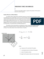 Chapter 3. Total Hydrostatic Force On Surfaces