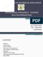 Orthogonal Frequency Division Multiplexing (Ofdm) : Jss Academy of Technical Education