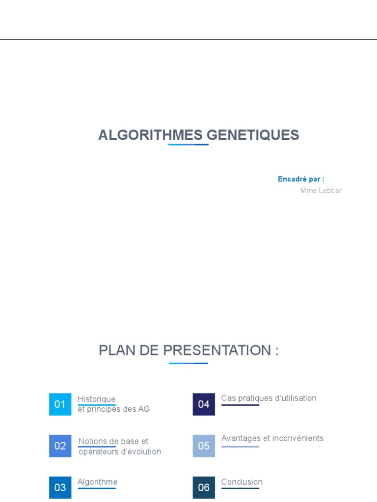 Introduction aux algorithmes génétiques | PDF | Algorithme génétique ...