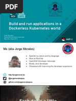 Build and Run Applications in A Dockerless Kubernetes World