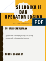 Pertemuan 2 - Fungsi Logika If