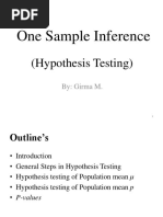 Hypothesis Test