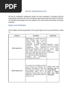 Study Methodology: Impact Area Delineation