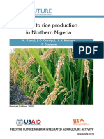 Guide To Rice Production in Northern Nigeria: N. Kamai, L.O. Omoigui, A.Y. Kamara, F. Ekeleme