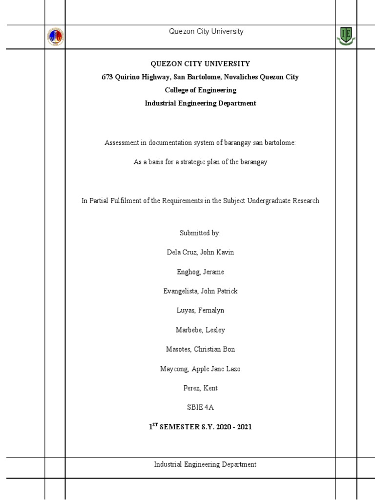 Quezon City University 673 Quirino Highway, San Bartolome, Novaliches