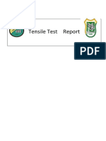 Tensile Test Report