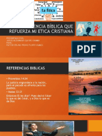 Experiencia Bíblica Que Refuerza Mi Etica Cristiana