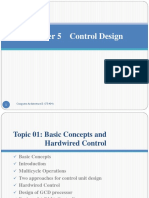 Chapter 5 Control Design: Computer Architecture II (CT-404)