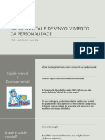 Saúde mental e desenvolvimento da personalidade