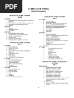 Scheme of Work