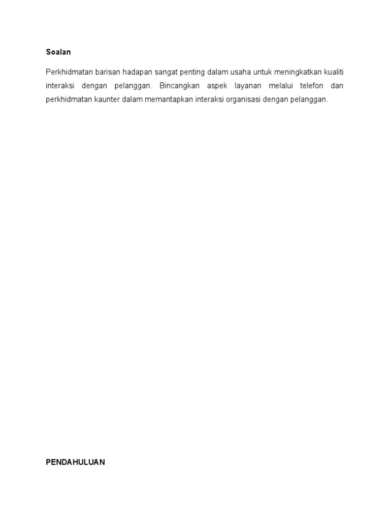 Perkhidmatan Kaunter Berkualiti Done Pdf