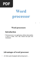 Word Processor - 1