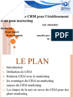 L'importance de CRM Pour L'établissement D'un Plan Marketing