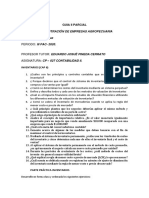 Guia II Parcial - Contabilidad II