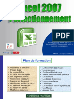 Formation Perfectionnement Excel 2007