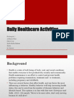 Daily Healthcare Activities