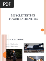 Hip Flexion MMT Grading Guide | PDF