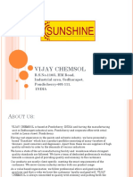 Vijay Chemsol: R.S.No.110/5, HM Road, Industrial Area, Sedharapet, Pondicherry-605 111. India