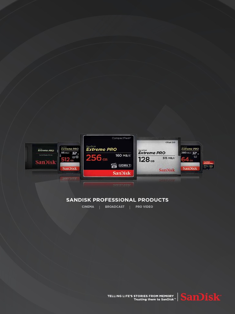 SanDisk Extreme PRO Brochure | PDF