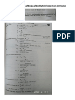 Numerical Problems of Design of Doubly Reinforced Beam For Practice