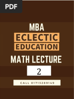 Mba Admission Test Preparation