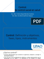 PPT Sesion 7 Control. Procesos de Control Social en Salud