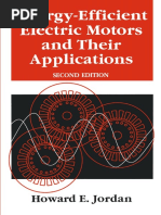 Energy-Efficient Electric Motors and Their Applications by Howard E. Jordan (Auth.)