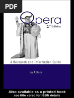 Opera Terms and Glossary Guide | PDF | Opera | Singing