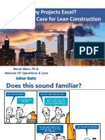 Why Projects Excel? The Business Case For Lean Construction: Bevan Mace, PH.D