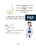 Difracción, Polarizacion y Relatividad1