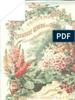 Catalogue General de Semence 1886 de Vilmorin Et Andrieux