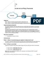 17.4.6 Lab Test Network Latency With Ping and Traceroute Es XL