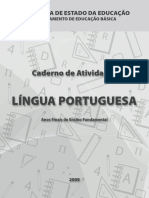 Caderno de Atividades Português