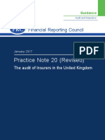 Practice Note 20 (Revised) The Audit of Insurers Jan 2017