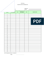 Registro diario de temperatura CETAD Fénix