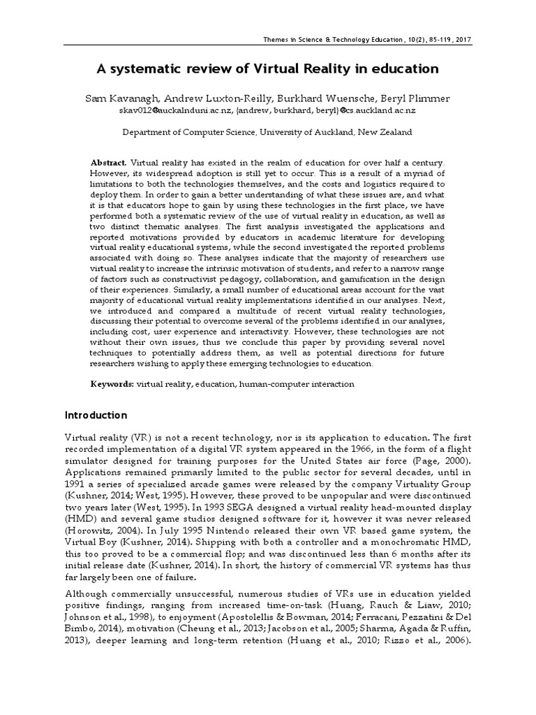 A Systematic Review of the Applications, Benefits, Limitations, and