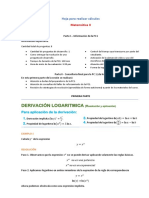 Hoja para Calculos Sesión 2 Math II Grupo Viernes SMV