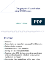 Collecting Geographic Coordinates: Using GPS Devices