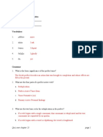 Chapter 25: Perfect Indicative