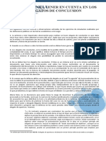 Aspectos A Tener en Cuenta Apra Elaborar Alegatos de Conclusion