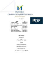 Strategic Management of Marico: Samuel Mursalin