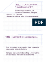 Chap3 - ITIL v3 Justifier L'investissement