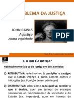 Problema Da Justiça - John Rawls