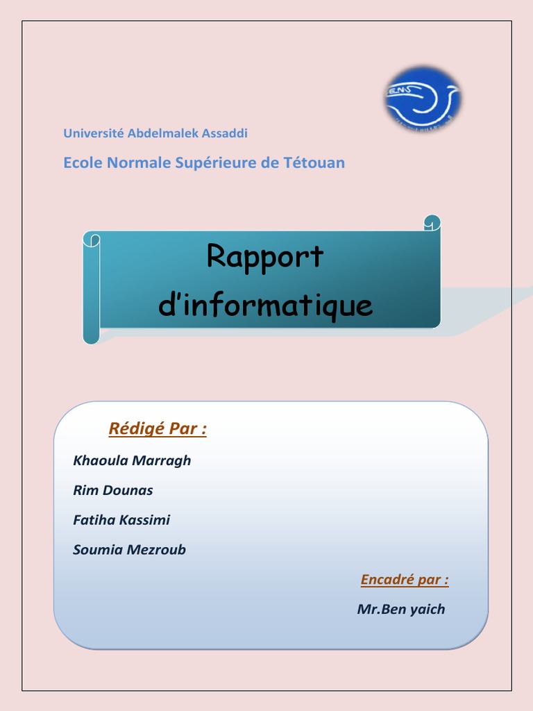 Rapport PDF | PDF