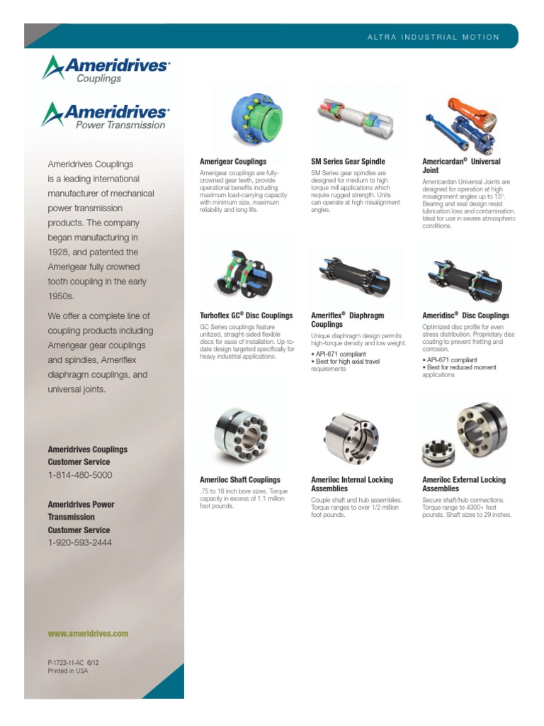 Ameridrives Productos PDF Machines Mechanical Engineering