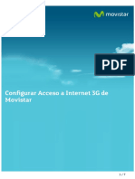 Configurar Acceso A Internet 3g de Movistar 125