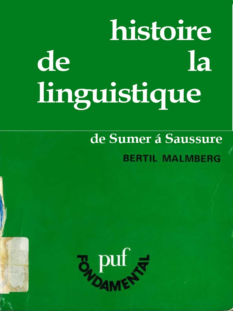 Histoire de La Linguistique Malmberg | PDF | Caractères chinois