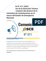 Comunicado OSCE